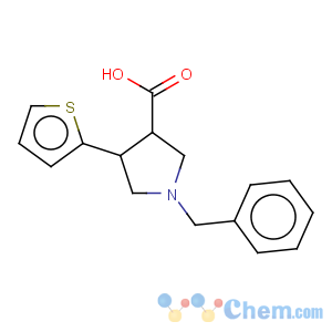 CAS No:879686-81-4 3-Pyrrolidinecarboxylicacid, 1-(phenylmethyl)-4-(2-thienyl)-