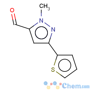 CAS No:879896-48-7 1H-Pyrazole-5-carboxaldehyde,1-methyl-3-(2-thienyl)-