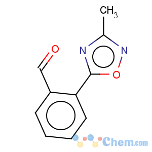 CAS No:879896-54-5 Benzaldehyde,2-(3-methyl-1,2,4-oxadiazol-5-yl)-