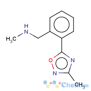 CAS No:879896-56-7 Benzenemethanamine,N-methyl-2-(3-methyl-1,2,4-oxadiazol-5-yl)-