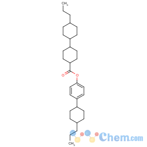 CAS No:88038-92-0 [4-(4-propylcyclohexyl)phenyl]<br />4-(4-propylcyclohexyl)cyclohexane-1-carboxylate