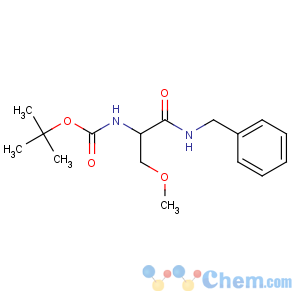 CAS No:880468-89-3 tert-butyl N-[(2R)-1-(benzylamino)-3-methoxy-1-oxopropan-2-yl]carbamate