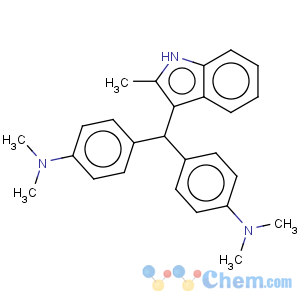 CAS No:88103-98-4 Benzenamine,4,4'-[(2-methyl-1H-indol-3-yl)methylene]bis[N,N-dimethyl-