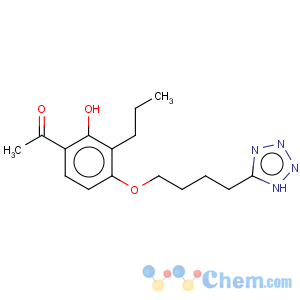CAS No:88107-10-2 Ethanone,1-[2-hydroxy-3-propyl-4-[4-(2H-tetrazol-5-yl)butoxy]phenyl]-