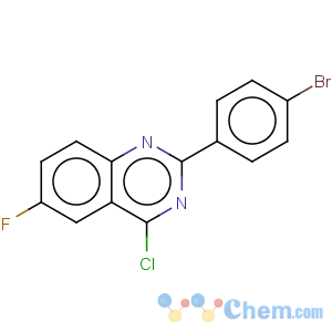CAS No:881310-87-8 Quinazoline,2-(4-bromophenyl)-4-chloro-6-fluoro-