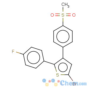 CAS No:88149-94-4 Thiophene,5-bromo-2-(4-fluorophenyl)-3-[4-(methylsulfonyl)phenyl]-