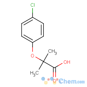 CAS No:882-09-7 2-(4-chlorophenoxy)-2-methylpropanoic acid