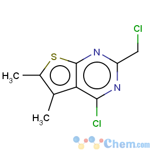 CAS No:88203-19-4 Thieno[2,3-d]pyrimidine,4-chloro-2-(chloromethyl)-5,6-dimethyl-