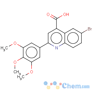 CAS No:882214-62-2 6-Bromo-2-(3,4,5-trimethoxy-phenyl)-quinoline-4-carboxylic acid