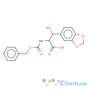 CAS No:88282-10-4 1,3-Benzodioxole-5-propanoicacid, b-hydroxy-a-[[(phenylmethoxy)carbonyl]amino]-, (aR,bS)-rel-