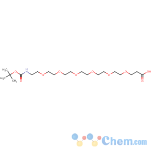 CAS No:882847-13-4 5,8,11,14,17,20-Hexaoxa-2-azatricosanedioicacid, 1-(1,1-dimethylethyl) ester