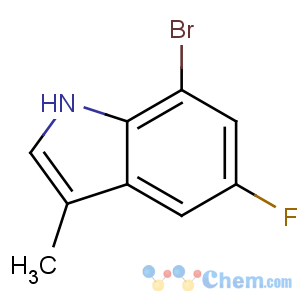 CAS No:883001-24-9 7-bromo-5-fluoro-3-methyl-1H-indole
