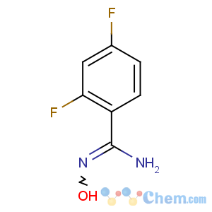 CAS No:883022-90-0 2,4-difluoro-N'-hydroxybenzenecarboximidamide