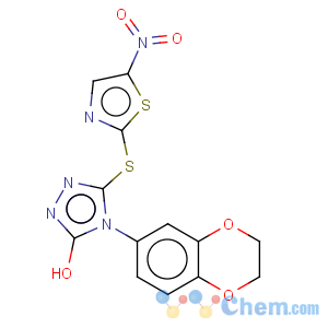 CAS No:883065-90-5 4-(2,3-dihydro-1,4-benzodioxin-6-yl)-5-(5-nitrothiazol-2-yl)sulfanyl-1,2,4-triazol-3-ol
