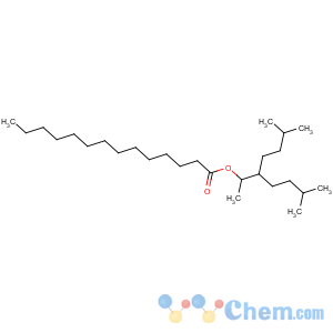 CAS No:88332-30-3 [6-methyl-3-(3-methylbutyl)heptan-2-yl] tetradecanoate