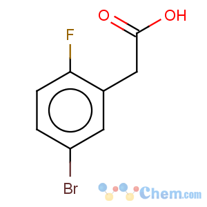 CAS No:883514-21-4 Benzeneacetic acid,5-bromo-2-fluoro-