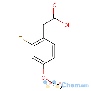 CAS No:883531-28-0 2-(2-fluoro-4-methoxyphenyl)acetic acid