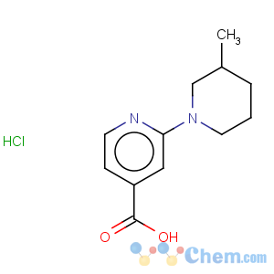 CAS No:883544-59-0 4-Pyridinecarboxylicacid, 2-(3-methyl-1-piperidinyl)-