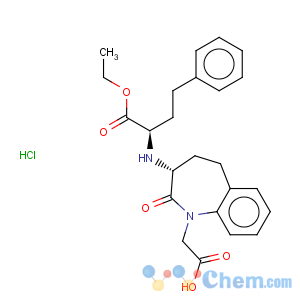 CAS No:88372-38-7 1H-1-Benzazepine-1-aceticacid,3-[[(1S)-1-(ethoxycarbonyl)-3-phenylpropyl]amino]-2,3,4,5-tetrahydro-2-oxo-,hydrochloride (1:1), (3S)-rel-