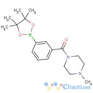 CAS No:883738-38-3 (4-methylpiperazin-1-yl)-[3-(4,4,5,5-tetramethyl-1,3,<br />2-dioxaborolan-2-yl)phenyl]methanone