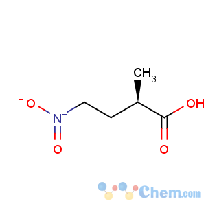 CAS No:88390-28-7 Butanoic acid, 2-methyl-4-nitro-, (R)- (9CI)