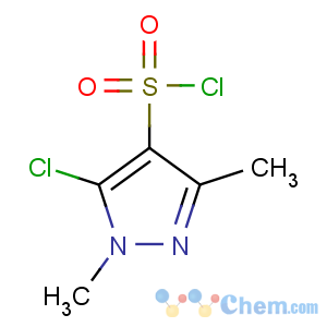 CAS No:88398-93-0 5-chloro-1,3-dimethylpyrazole-4-sulfonyl chloride