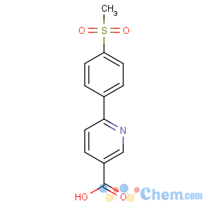 CAS No:884494-62-6 6-(4-methylsulfonylphenyl)pyridine-3-carboxylic acid