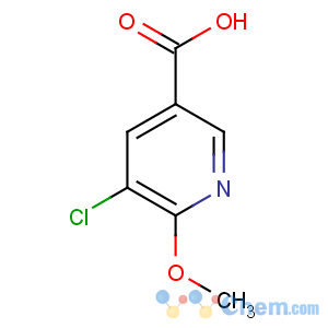 CAS No:884494-85-3 5-chloro-6-methoxypyridine-3-carboxylic acid