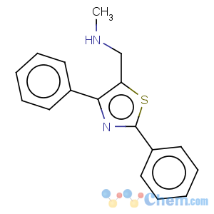 CAS No:884507-18-0 5-Thiazolemethanamine,N-methyl-2,4-diphenyl-