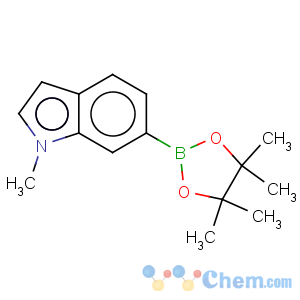 CAS No:884507-19-1 1H-Indole,1-methyl-6-(4,4,5,5-tetramethyl-1,3,2-dioxaborolan-2-yl)-
