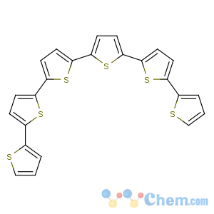 CAS No:88493-55-4 2-thiophen-2-yl-5-[5-[5-(5-thiophen-2-ylthiophen-2-yl)thiophen-2-yl]<br />thiophen-2-yl]thiophene