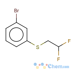 CAS No:885267-08-3 Benzene,1-bromo-3-[(2,2-difluoroethyl)thio]-
