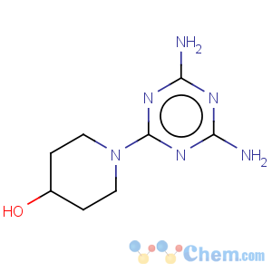 CAS No:885268-31-5 4-Piperidinol,1-(4,6-diamino-1,3,5-triazin-2-yl)-