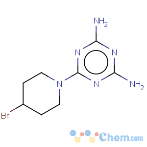 CAS No:885268-33-7 1,3,5-Triazine-2,4-diamine,6-(4-bromo-1-piperidinyl)-