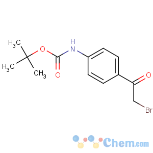 CAS No:885269-70-5 tert-butyl N-[4-(2-bromoacetyl)phenyl]carbamate