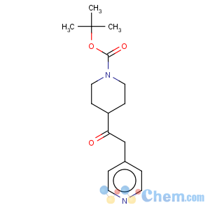 CAS No:885269-79-4 1-Piperidinecarboxylicacid, 4-[2-(4-pyridinyl)acetyl]-, 1,1-dimethylethyl ester