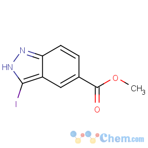 CAS No:885271-25-0 methyl 3-iodo-2H-indazole-5-carboxylate