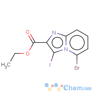 CAS No:885271-42-1 Imidazo[1,2-a]pyridine-2-carboxylicacid, 5-bromo-3-iodo-, ethyl ester