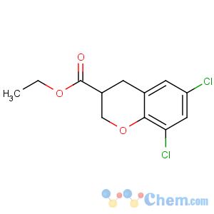 CAS No:885271-53-4 ethyl 6,8-dichloro-3,4-dihydro-2H-chromene-3-carboxylate