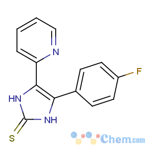 CAS No:885271-83-0 4-(4-fluorophenyl)-5-pyridin-2-yl-1,3-dihydroimidazole-2-thione