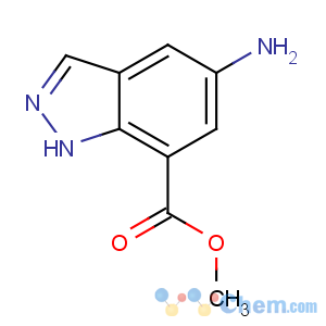 CAS No:885272-08-2 methyl 5-amino-1H-indazole-7-carboxylate