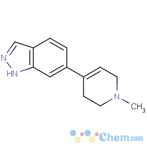 CAS No:885272-32-2 6-(1-methyl-3,6-dihydro-2H-pyridin-4-yl)-1H-indazole