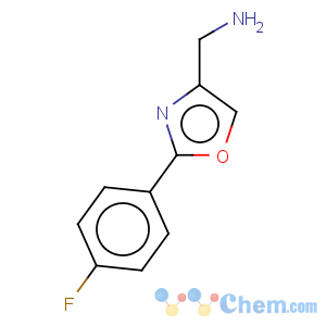 CAS No:885272-89-9 4-Oxazolemethanamine,2-(4-fluorophenyl)-