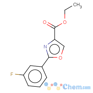 CAS No:885272-98-0 4-Oxazolecarboxylicacid, 2-(3-fluorophenyl)-, ethyl ester