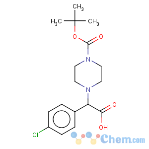 CAS No:885273-01-8 1-Piperazineaceticacid, a-(4-chlorophenyl)-4-[(1,1-dimethylethoxy)carbonyl]-