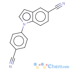 CAS No:885273-02-9 1H-Indole-5-carbonitrile,1-(4-cyanophenyl)-
