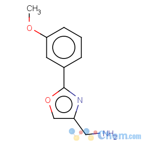CAS No:885273-17-6 4-Oxazolemethanamine,2-(3-methoxyphenyl)-
