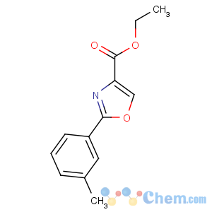 CAS No:885273-19-8 ethyl 2-(3-methylphenyl)-1,3-oxazole-4-carboxylate