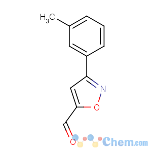 CAS No:885273-54-1 3-(3-methylphenyl)-1,2-oxazole-5-carbaldehyde