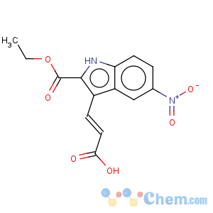 CAS No:885273-59-6 ethyl 3-(2-carboxy-vinyl)-5-nitro-1h-indole-2-carboxylate
